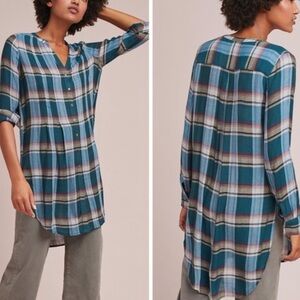 Anthropologie Akemi & Kin Lucie Plaid Tunic BUNDLE Size Small